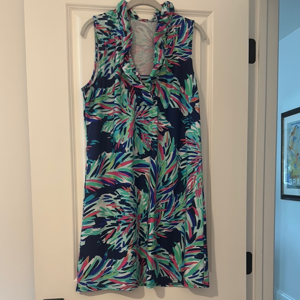 Tropical Sleeveless Dress